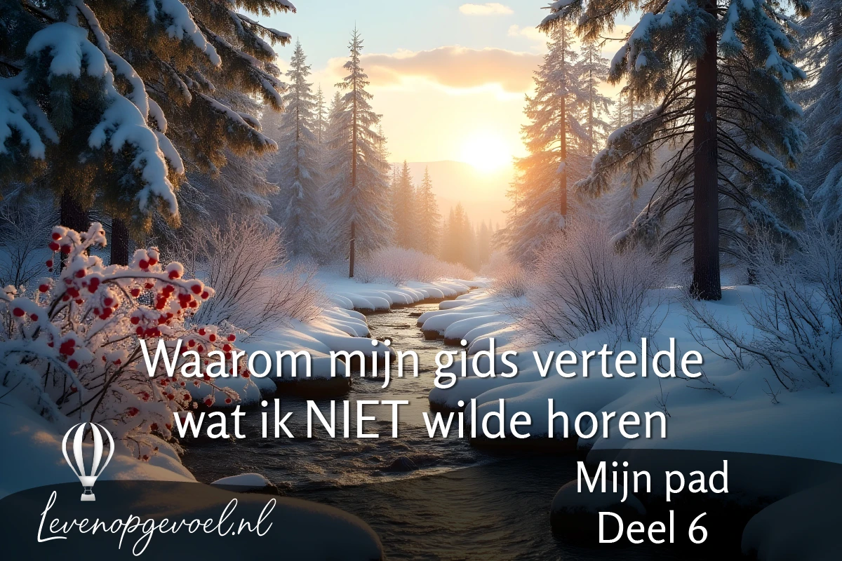 Mijn pad deel 6 – Waarom mijn gids me vertelde wat ik niet wilde horen