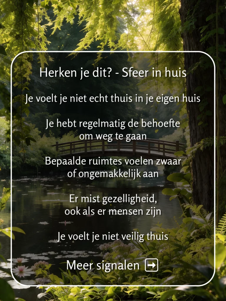 Leven op gevoel energie in huis slide 4