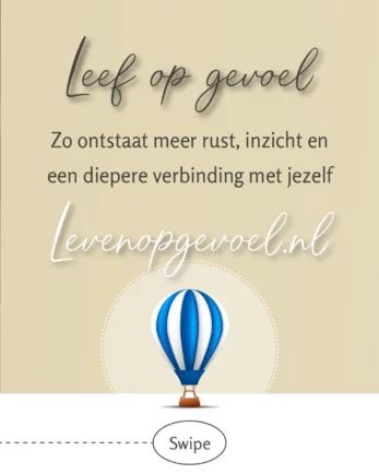 Leven op gevoel slide 10