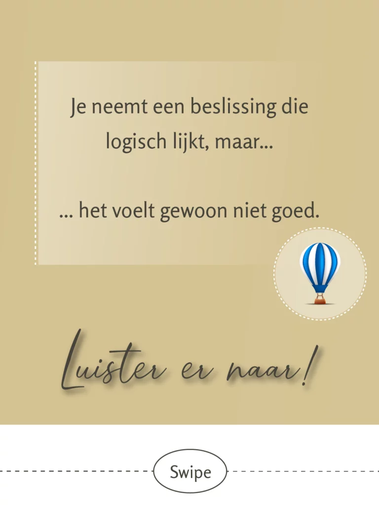 Leven op gevoel slide 2 gr