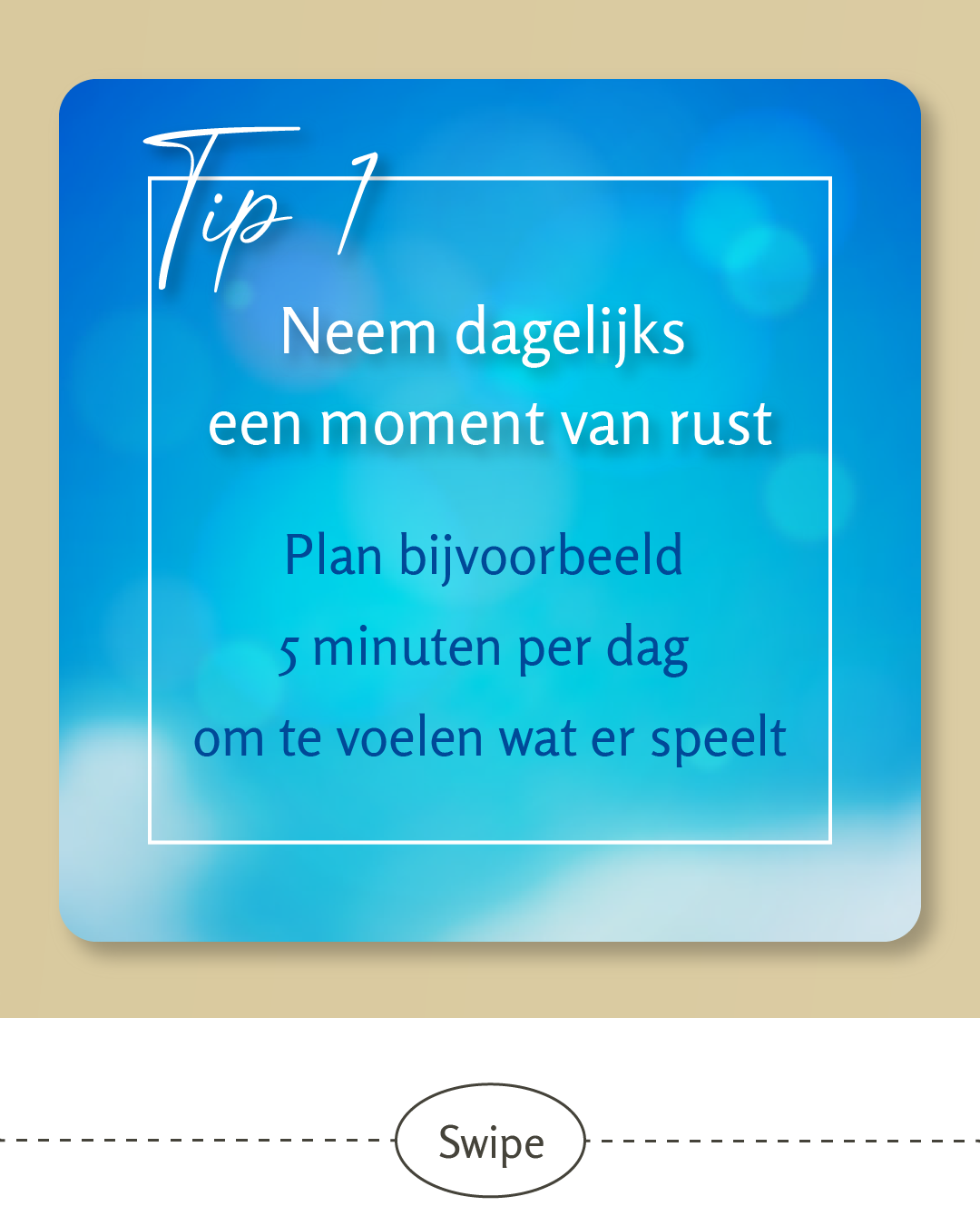 Leven op gevoel slide 5