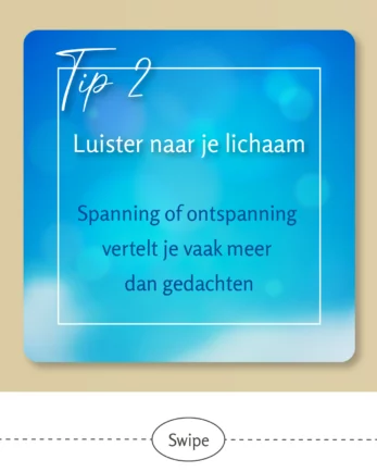 Leven op gevoel slide 6