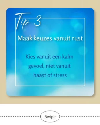 Leven op gevoel slide 7